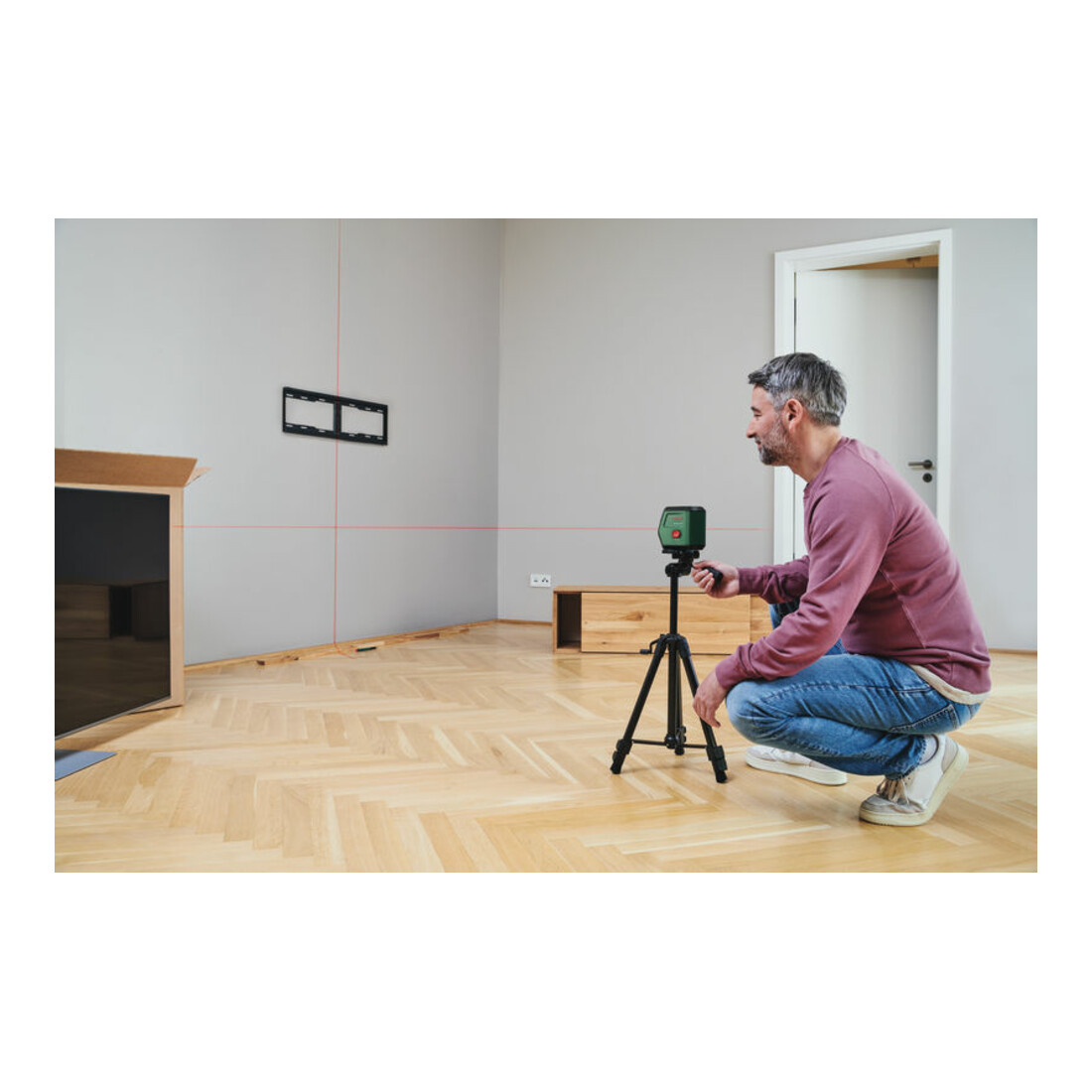 Bosch Niveau laser à lignes croisées UniversalLevel 2 Set
