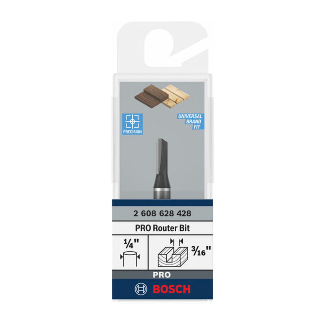 Bosch Nutfräser 1/4"