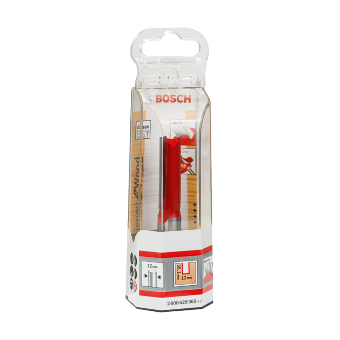 Bosch Nutfräser Expert for Wood 12 mm D1 12 mm L 38,1 mm G 80 mm