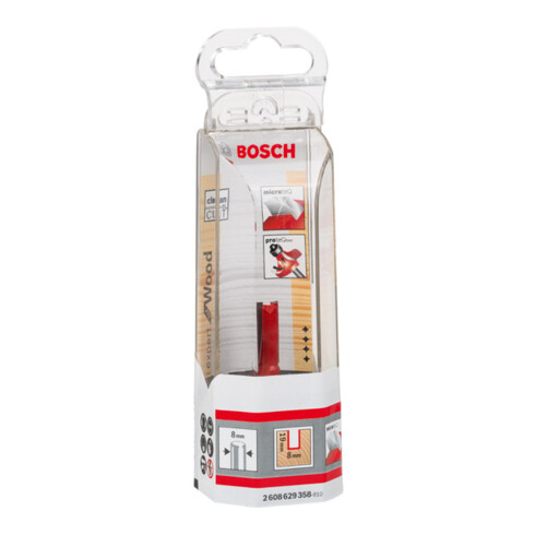 Bosch Nutfräser Expert for Wood 8 mm D1 8 mm L 19 mm G 52 mm