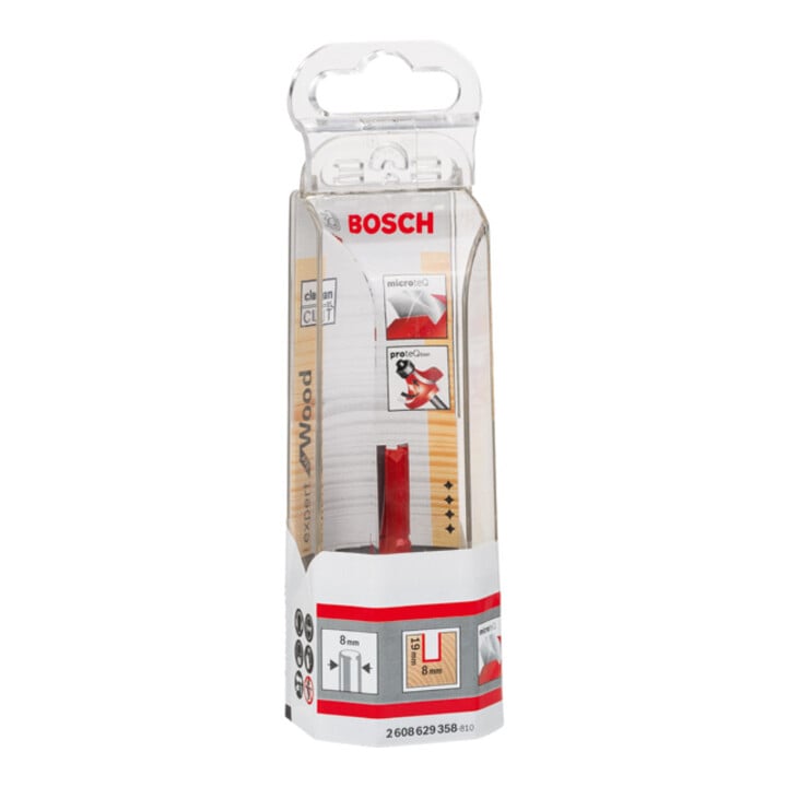 Bosch Nutfräser Expert for Wood 8 mm D1 8 mm L 19 mm G 52 mm