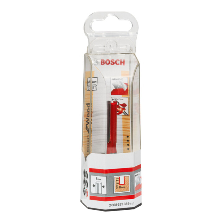 Bosch Nutfräser Expert for Wood 8 mm D1 8 mm L 31,8 mm G 70 mm