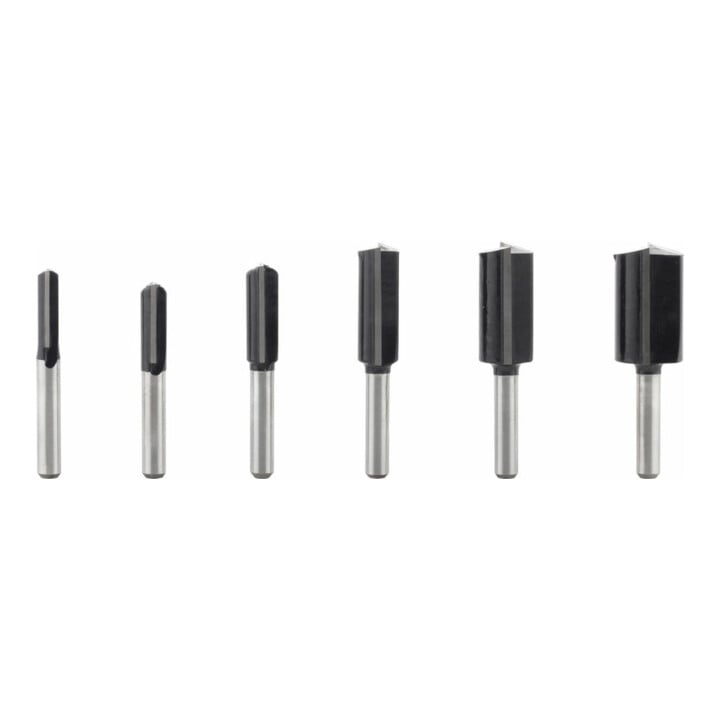 Bosch Nutfräser-Set 1/4"-Schaft 6-teilig