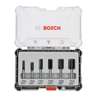 Bosch Nutfräser-Set 8-mm-Schaft 6-teilig