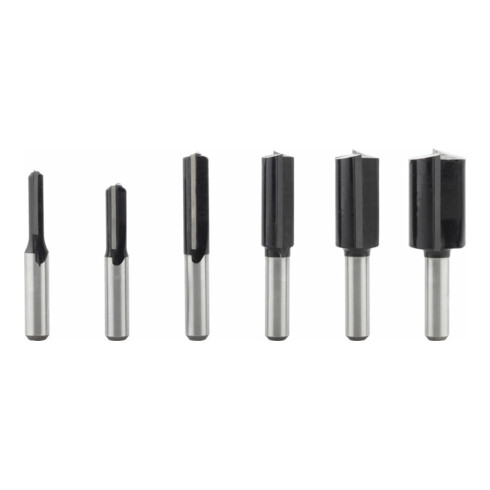 Bosch Nutfräser-Set 8-mm-Schaft 6-teilig