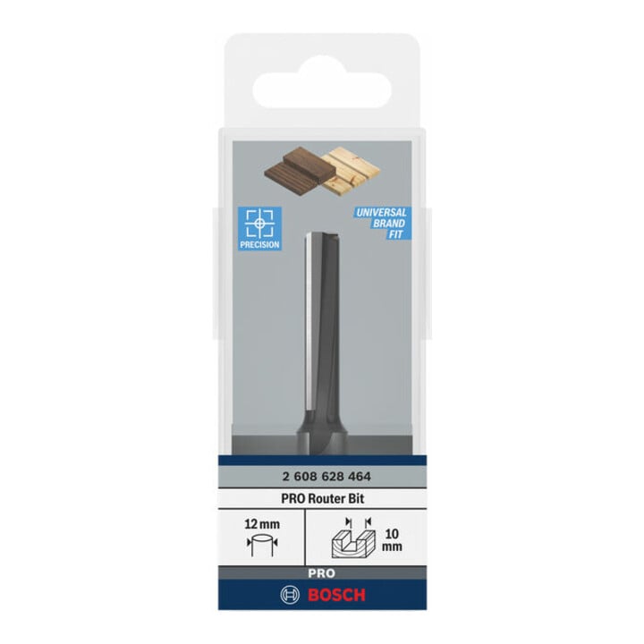 Bosch Nutfräser Standard for Wood 12 mm D1 10 mm L 40 mm G 81 mm