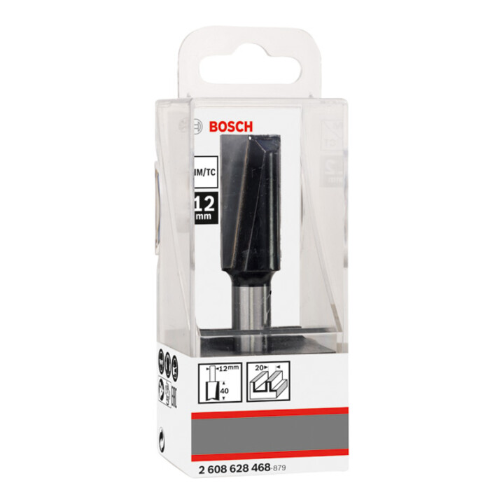Bosch Nutfräser Standard for Wood 12 mm D1 20 mm L 40 mm G 81 mm