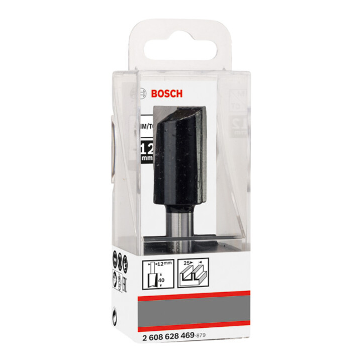 Bosch Nutfräser Standard for Wood 12 mm D1 25 mm L 40 mm G 81 mm