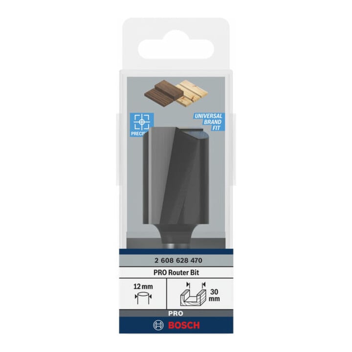 Bosch Nutfräser Standard for Wood 12 mm D1 30 mm L 40 mm G 81 mm