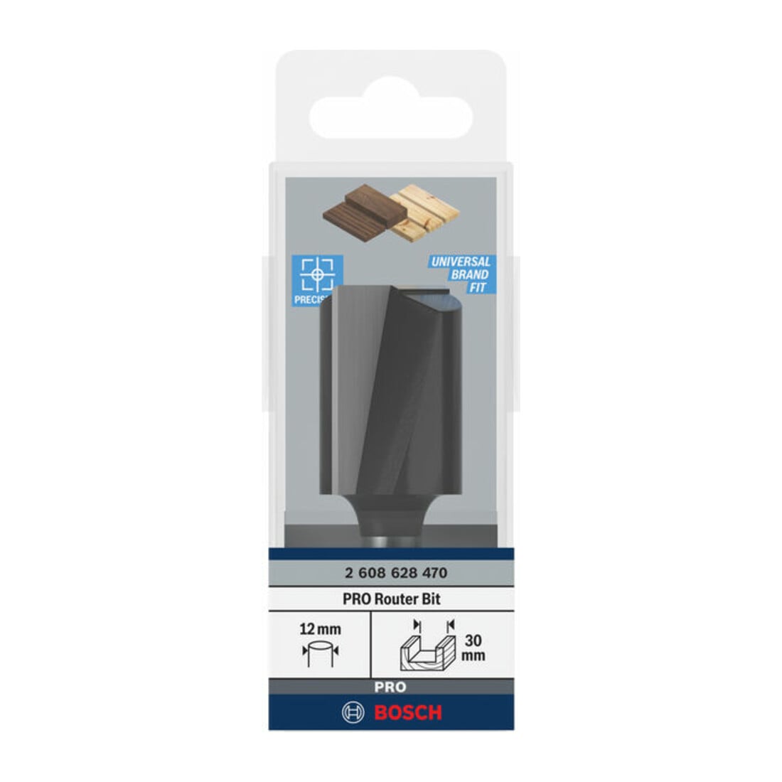Bosch Nutfräser Standard for Wood 12 mm D1 30 mm L 40 mm G 81 mm