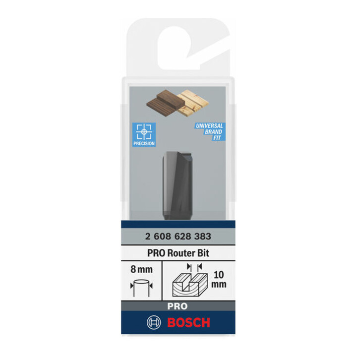 Bosch Nutfräser Standard for Wood 8 mm D1 10 mm L 20 mm G 51 mm