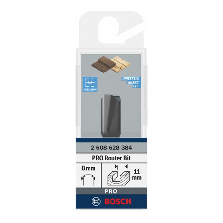 Bosch Nutfräser Standard for Wood 8 mm D1 11 mm L 20 mm G 51 mm