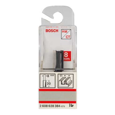 Bosch Nutfräser Standard for Wood 8 mm D1 11 mm L 20 mm G 51 mm