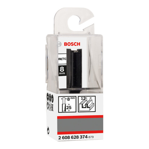 Bosch Nutfräser Standard for Wood 8 mm D1 12 mm L 32 mm G 62 mm