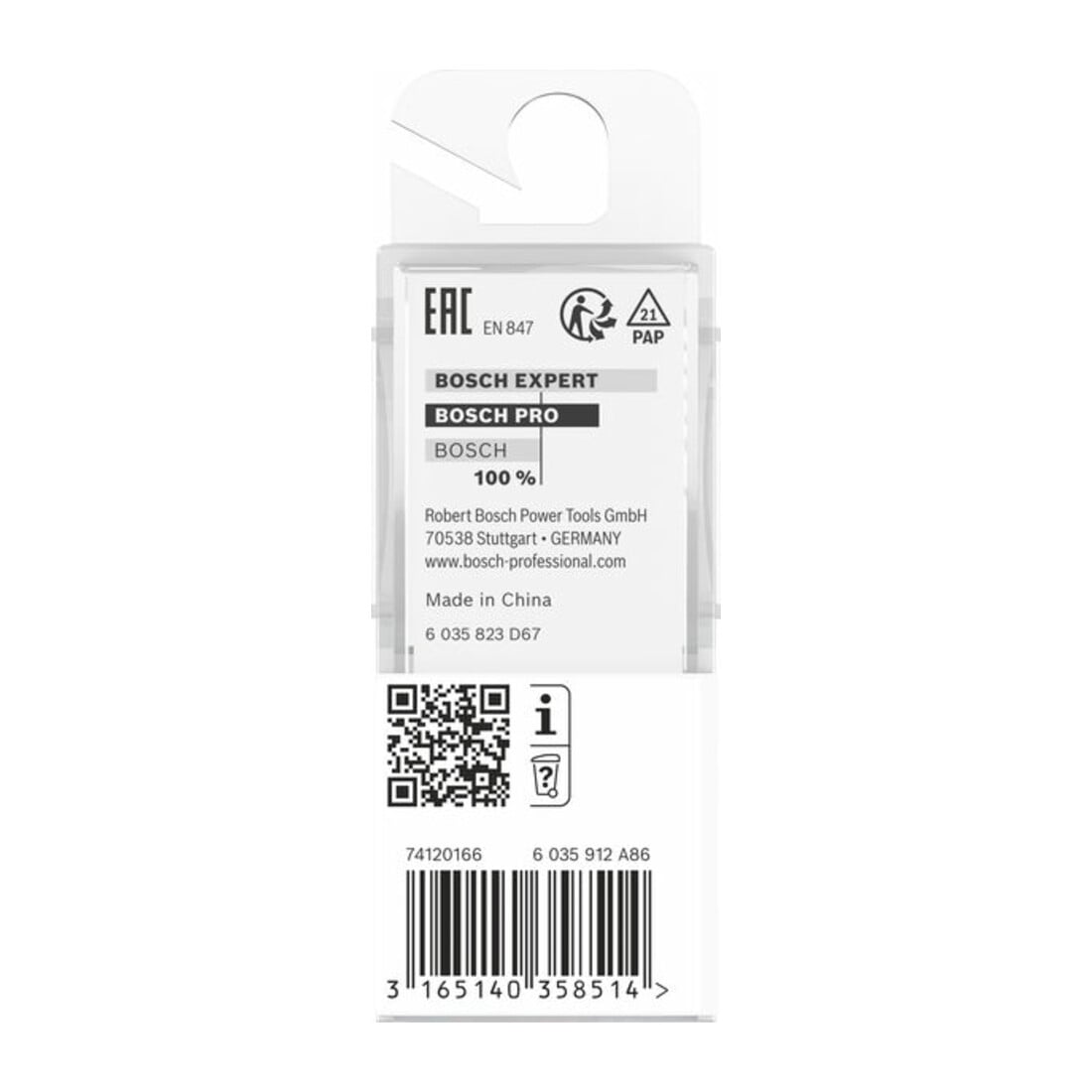Bosch Nutfräser Standard for Wood 8 mm D1 20 mm L 25 mm G 56 mm