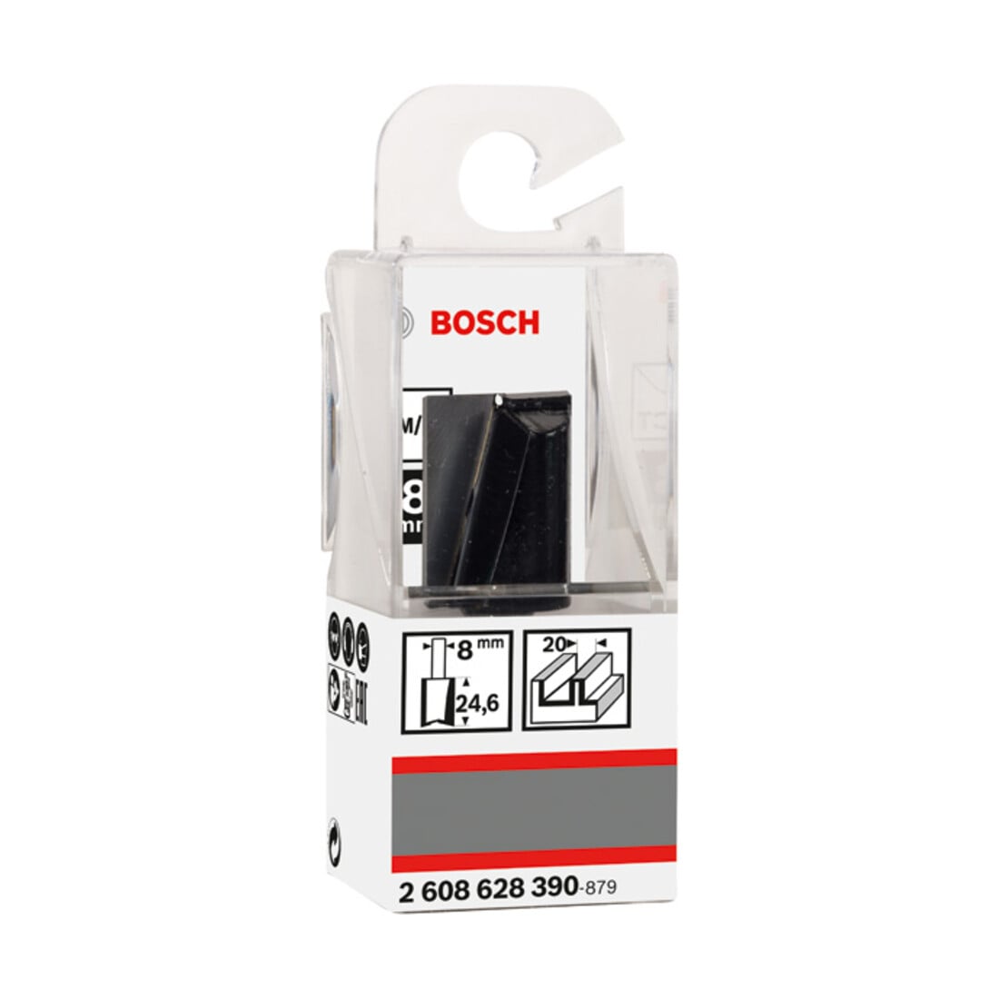 Bosch Nutfräser Standard for Wood 8 mm D1 20 mm L 25 mm G 56 mm