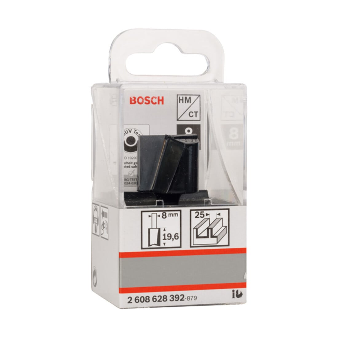 Bosch Nutfräser Standard for Wood 8 mm D1 25 mm L 20 mm G 51 mm