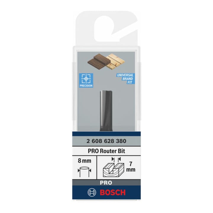 Bosch Nutfräser Standard for Wood 8 mm D1 7 mm L 20 mm G 51 mm