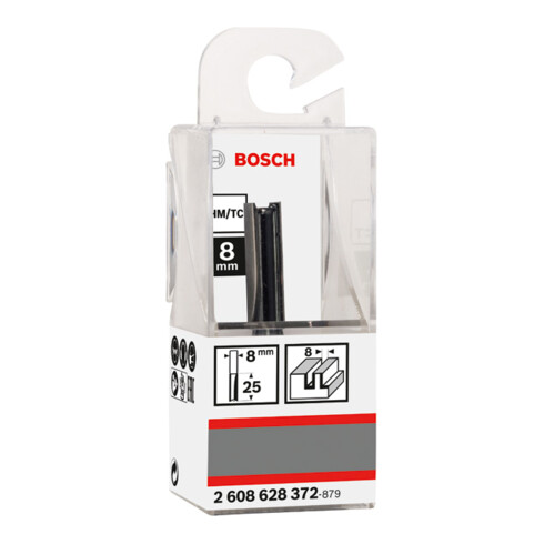 Bosch Nutfräser Standard for Wood 8 mm D1 8 mm L 25,4 mm G 56 mm