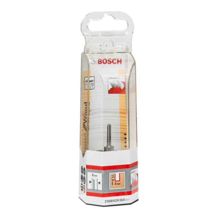 Bosch Nutfräser Vollhartmetall Expert for Wood 8 mm D1 4 mm L 15,8 mm G 50,7 mm