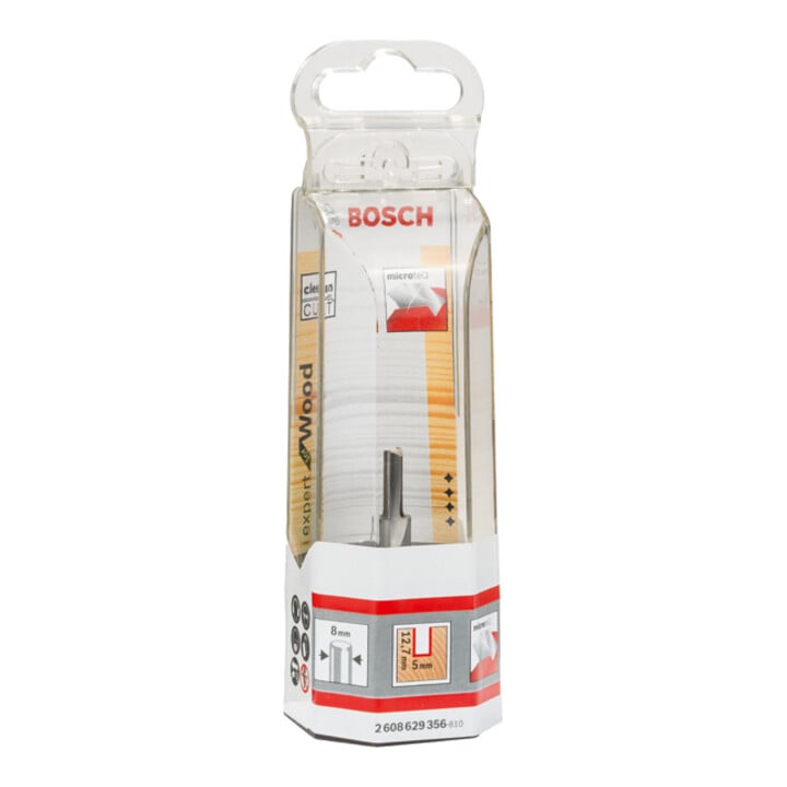 Bosch Nutfräser Vollhartmetall Expert for Wood 8 mm D1 5 mm L 12,7 mm G 51 mm