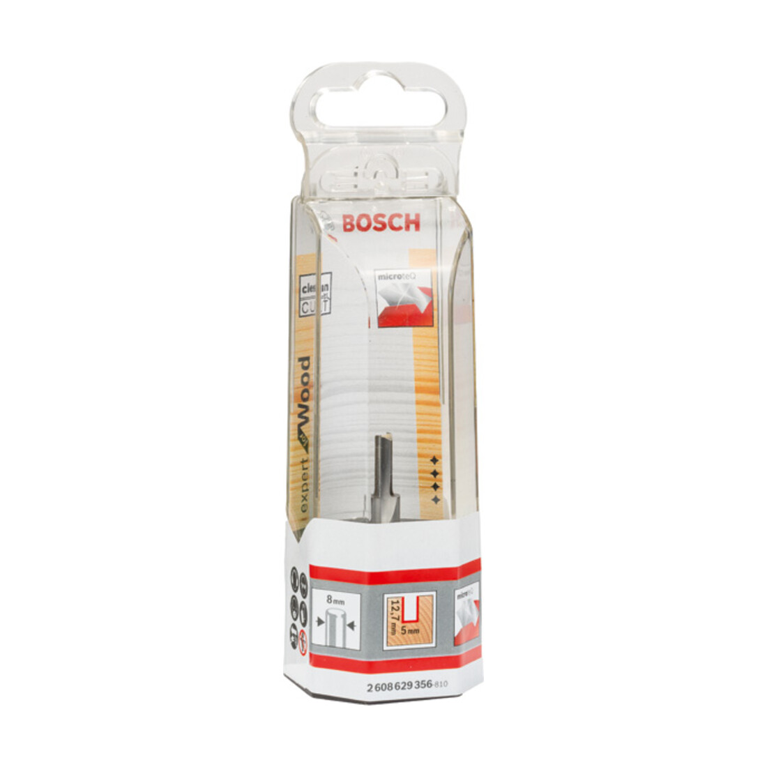 Bosch Nutfräser Vollhartmetall Expert for Wood 8 mm D1 5 mm L 12,7 mm G 51 mm