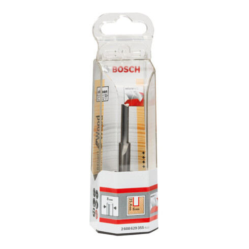Bosch Nutfräser VollhartmetallExpert for Wood 8 mm D1 6 mm L 25,4 mm G 76 mm