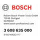 Bosch Obermesser für Blech- und -Universalscheren für GSC 3.5 / 4.5-4