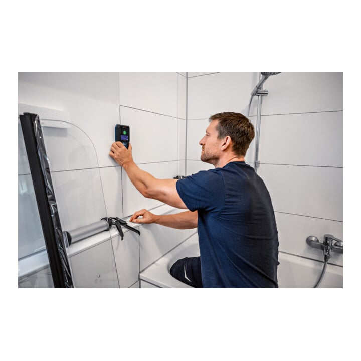 Bosch Ortungsgerät GMS 120-27 mit Tasche; 2 x 1,5 V LR6-Batterie (AA)