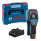 Bosch Ortungsgerät Wallscanner D-tect 120 mit 1 x 1,5 Ah Li-Ion Akku L-BOXX
