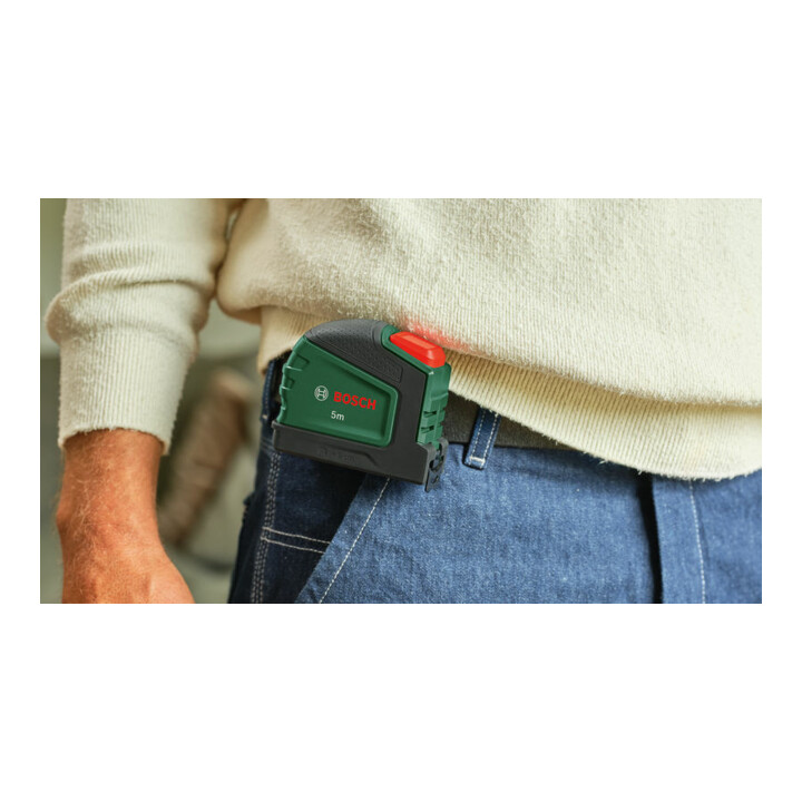 Bosch Outils à main Mètre ruban 5 m avec clip de fixation