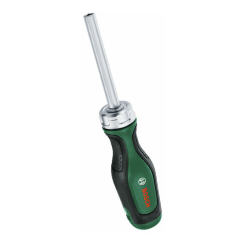 Bosch Outils à main Tournevis à cliquet avec 12 embouts