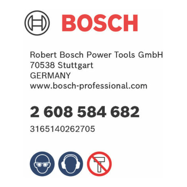 Bosch overgangsadapterset 6 stuks