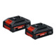 Bosch Pacco batteria 2x EXBA18V-40; C-1