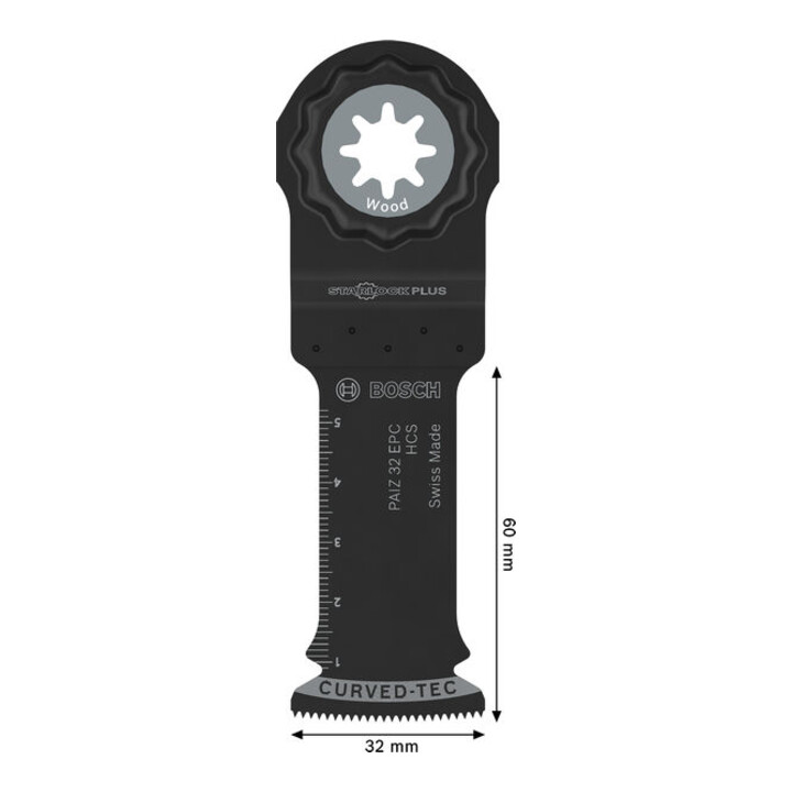 Bosch PAIZ 32 EPC Holz Tauchsägeblatt, Starlock, 32 x 60 mm