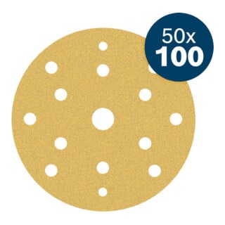 Bosch Papier abrasif EXPERT C470, 150 mm, K100, 50 pcs