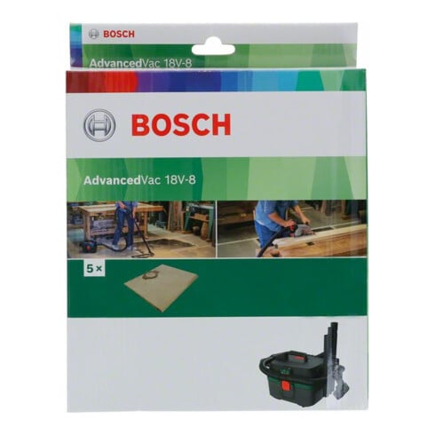 Bosch papieren stofzak, 5 stuks.