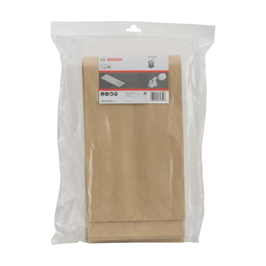 Bosch Papierfilterbeutel passend zu GAS 55 M AFC Professional