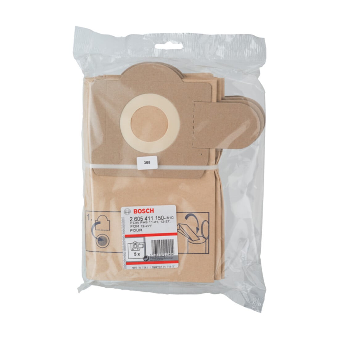 Bosch Papierfilterbeutel