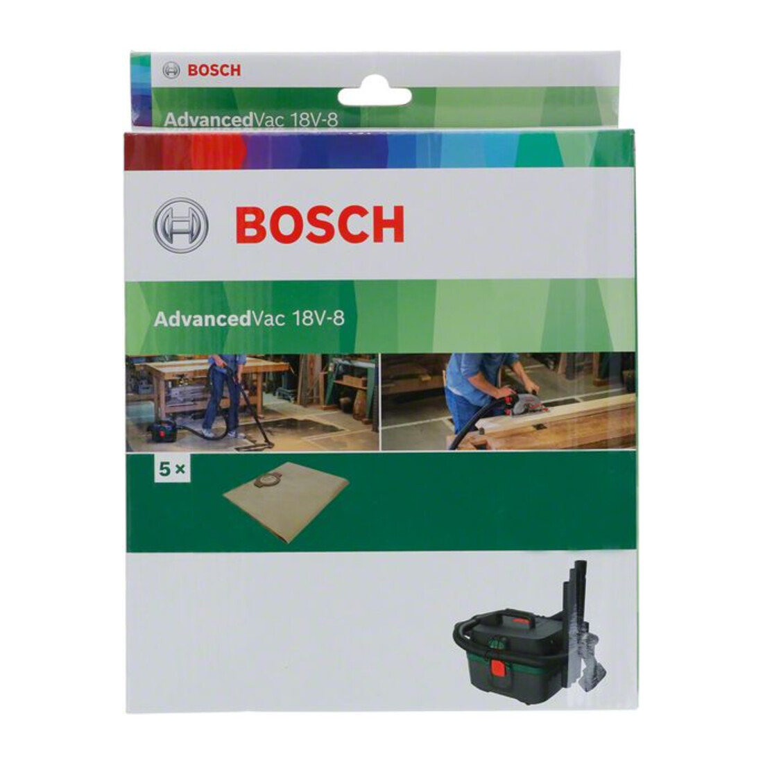 Bosch Papierstaubbeutel, 5-tlg.