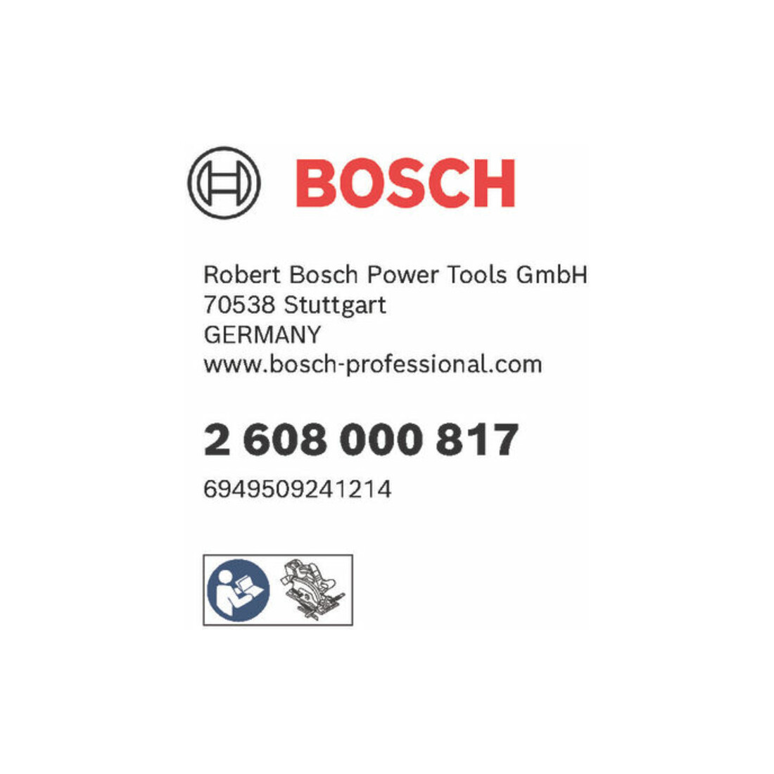 Bosch Parallelanschlag GKS 18V-57-2