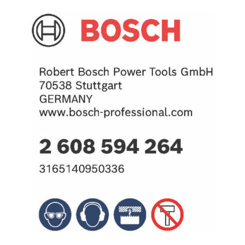 Bosch PC Plus doorn 3/8", 8,7 mm