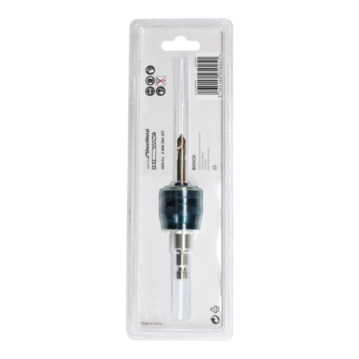 Bosch PC Plus opspandoorn 3/8", 8,7 mm centreerboor HSS-G 7,15 x 65 mm