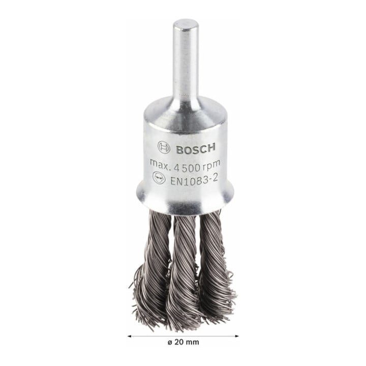 Bosch penseelborstel geknoopt 0,35 mm 19 mm 4500 tpm