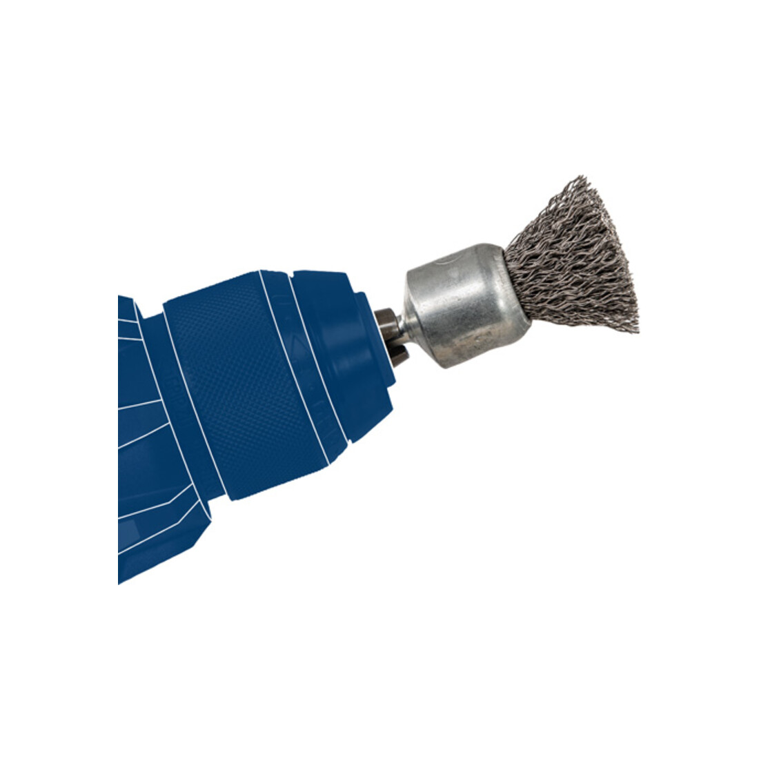 Bosch staalborstel met geknoopte draad