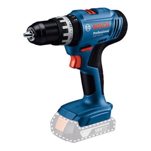 Bosch Perceuse-visseuse à percussion sans fil GSB 18V-25, 2 x batterie GBA 18V 2.0Ah dans L-BOXX