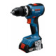 Bosch Perceuse-visseuse à percussion sans fil GSB 18V-65 avec 2 x batterie GBA 18V 4.0Ah, coffret L-Case Pick&Click