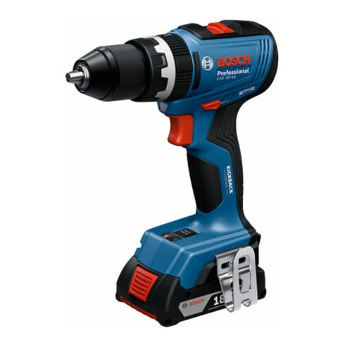 Bosch Perceuse-visseuse à percussion sans fil GSB 18V-65 avec 2 x batterie ProCORE18V 4.0Ah, L-BOXX 136