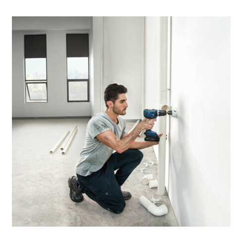 Bosch Perceuse-visseuse à percussion sans fil GSB 18V-65 avec 2 x batterie ProCORE18V 4.0Ah, L-BOXX 136
