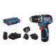 BOSCH Perceuse-visseuse sans fil à mandrin interchangeable, Type: GSR 12V-35 FC-1
